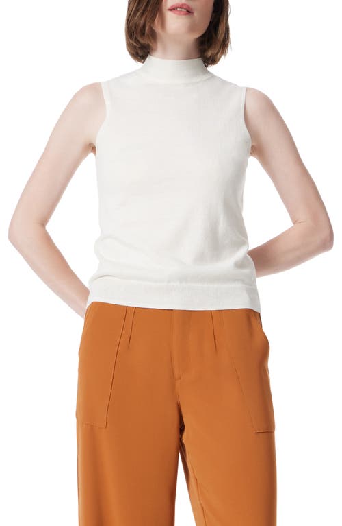 Do By Dee Ocleppo Mock Neck Sleeveless Sweater In Sea Salt