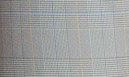 Tommy Bahama On Par Driver Island Plaid Islandzone® Flat Front Pants In Metallic Silver