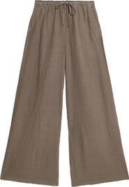 M&S Linen Palazzo Pants
