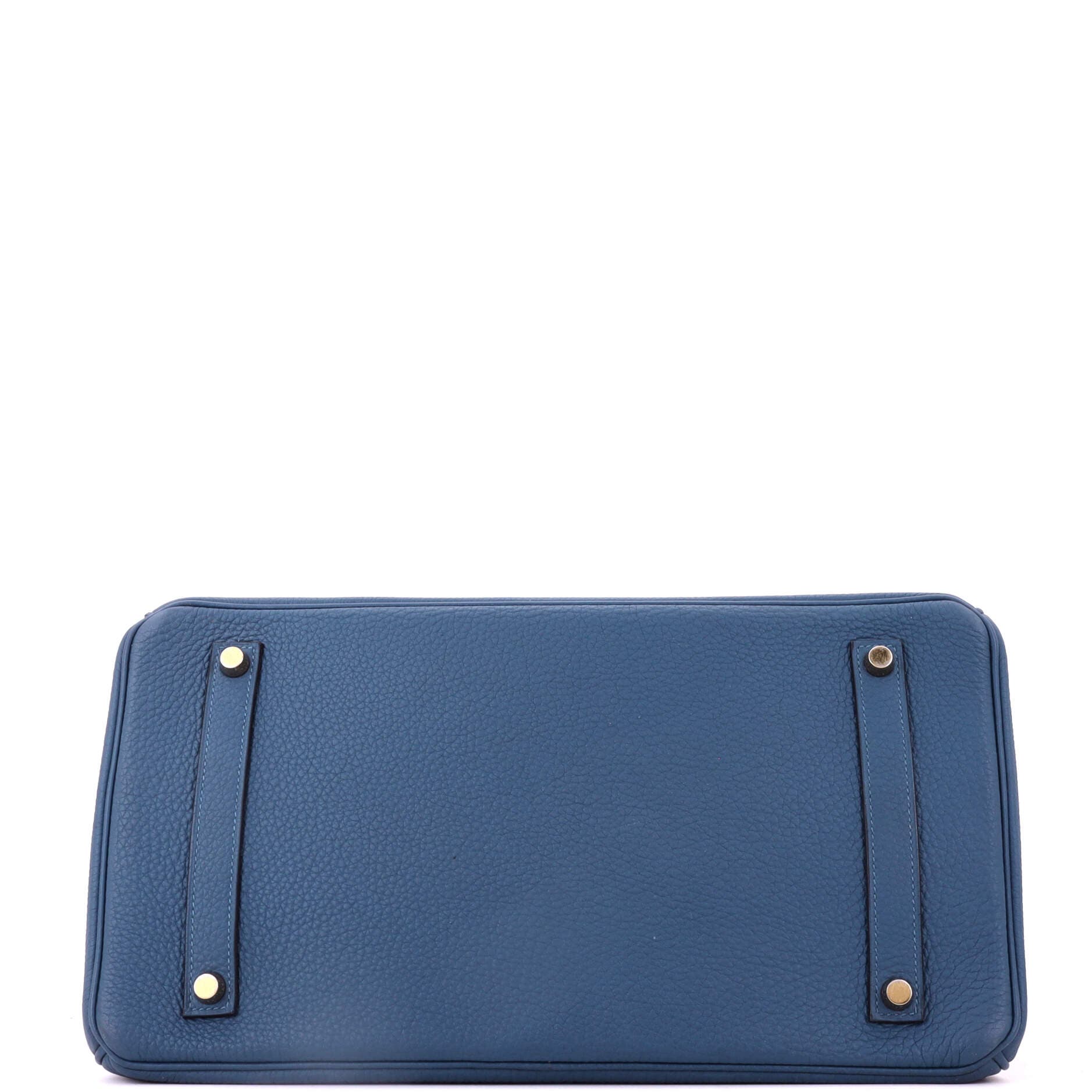 Birkin Handbag Blue Togo with Gold Hardware 35, Alternate, color, Blue