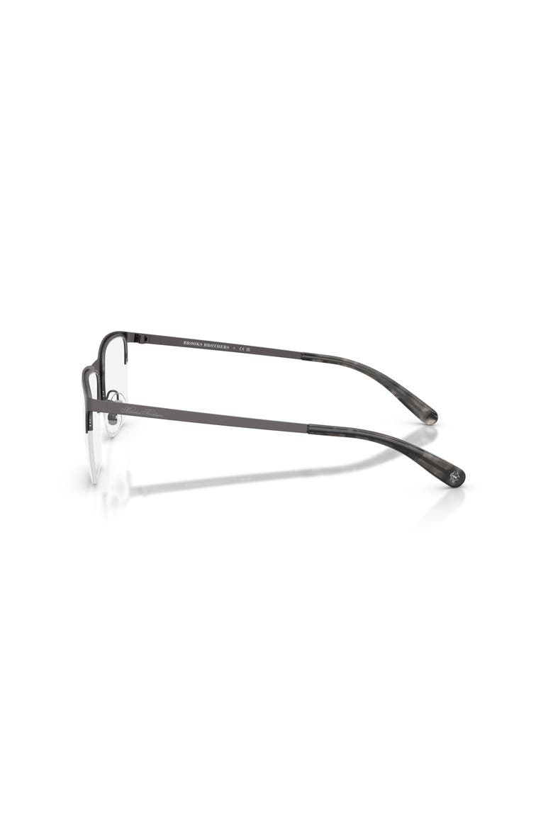 58mm Rectangle optical glasses, Alternate, color, Grey