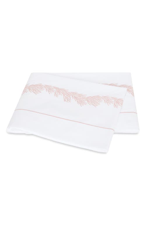 Matouk Atoll 520 Thread Count Cotton Percale Flat Sheet