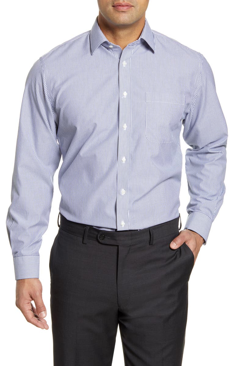 NORDSTROM MEN'S SHOP Smartcare Traditional Fit Stripe Dress Shirt, Main, color, 