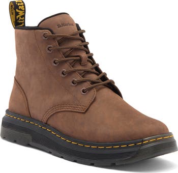 シンプル【Dr.Martens】Crewson チャッカ レザー ブーツ Dr. Martens Crewson Chukka Boot - Black | Journeys
