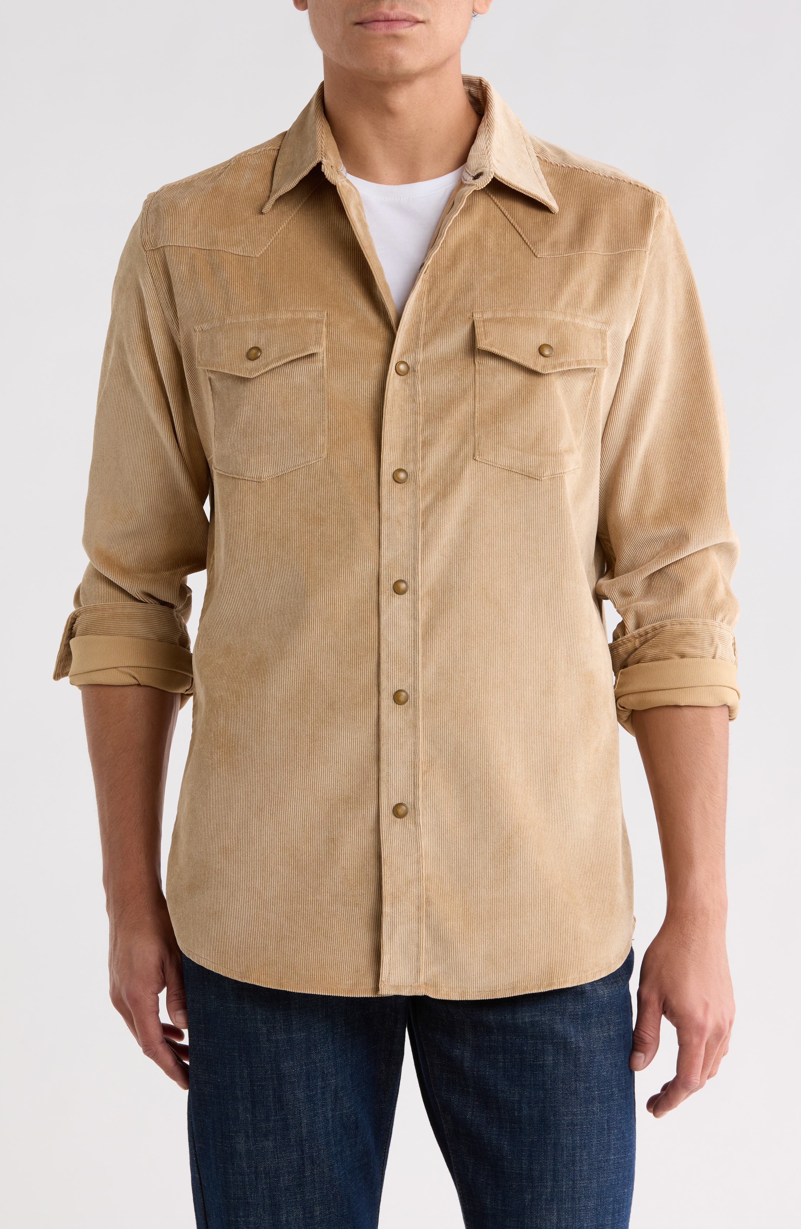 Stretch Corduroy Shirt