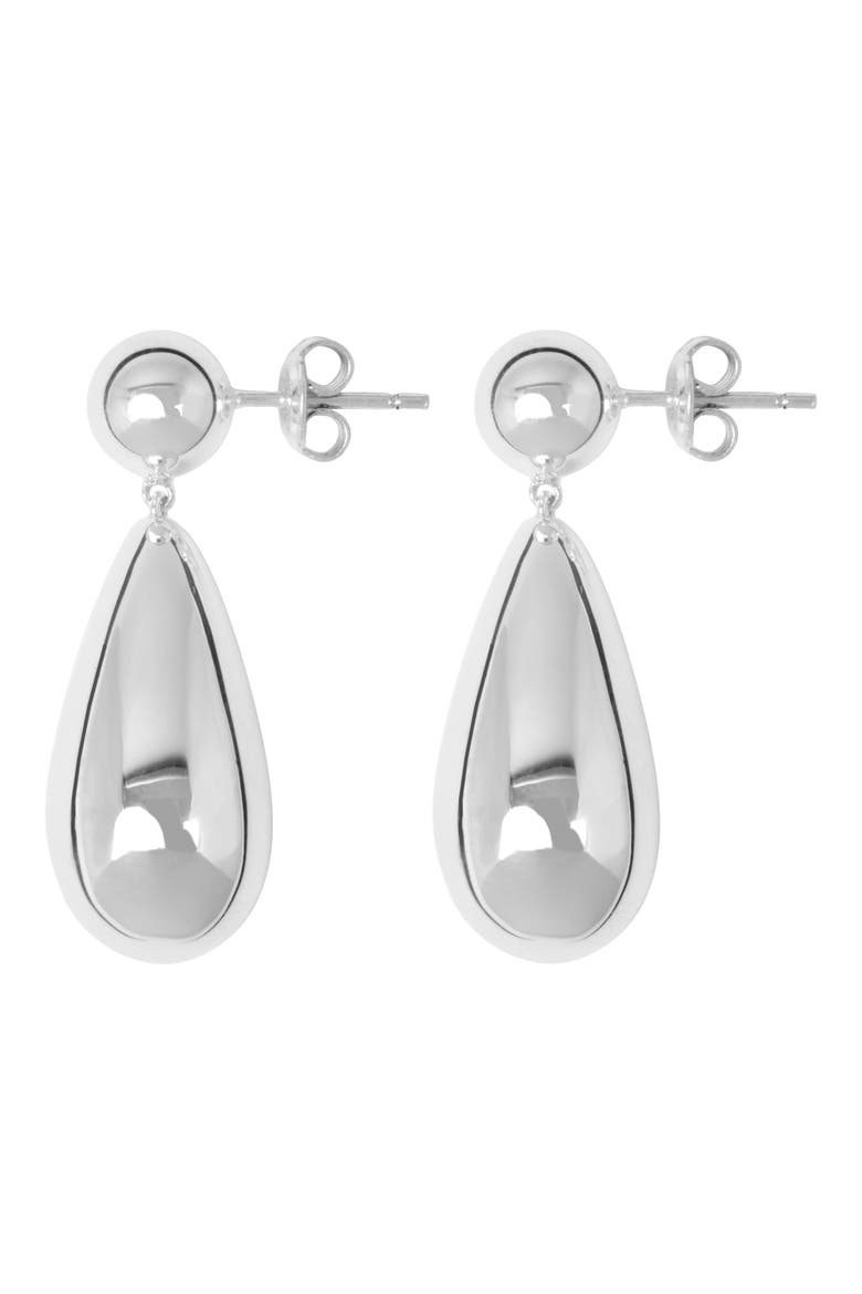 The Lola Drop Earrings, Main, color, SILVER