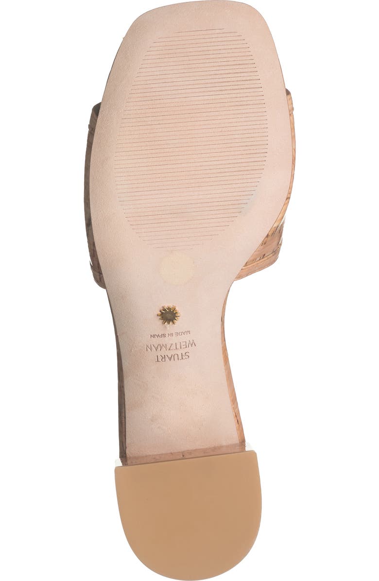 Stuart Weitzman Cayman 35 Block Slide Sandal, Alternate, color,