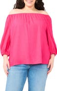 Vince Camuto Off the Shoulder Puff Sleeve Top