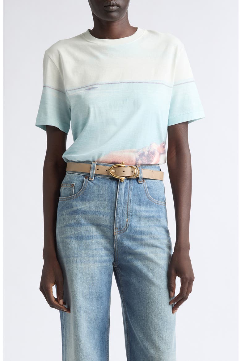 Picture Print Cotton Jersey T-Shirt, Main, color, ICONIC MILK