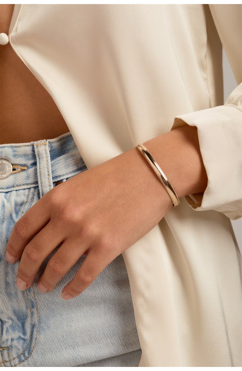 Set & Stones Gia Cuff Bracelet, Alternate, color, Gold