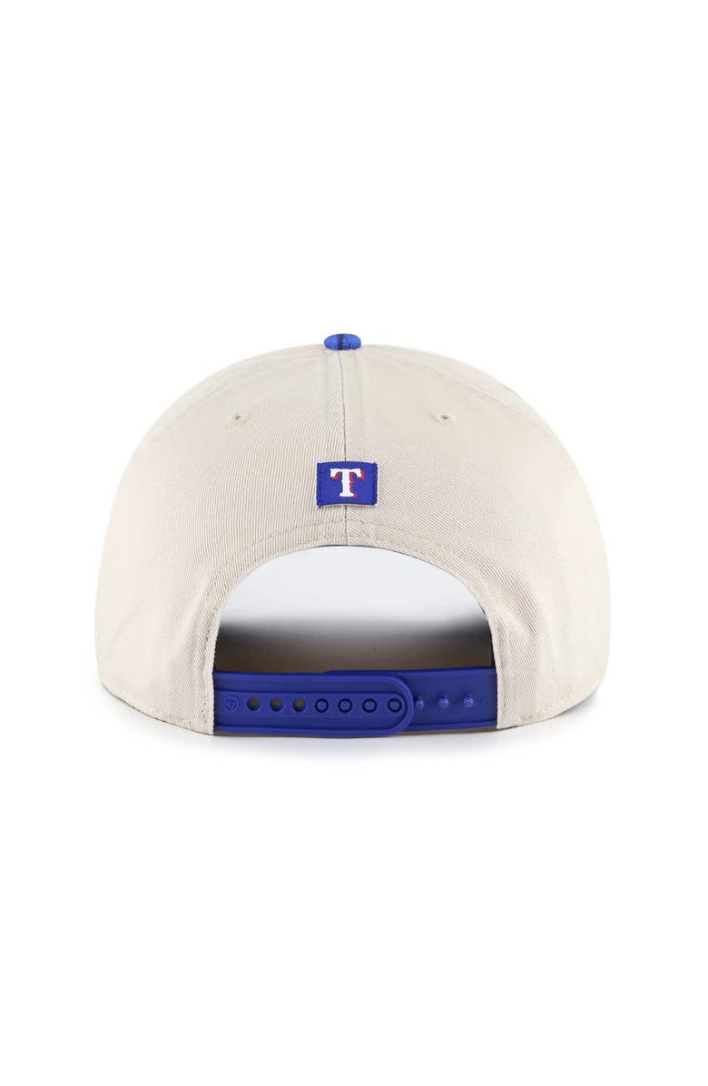 '47 Men's '47 Cream/Navy Texas Rangers Fiji Rope Hitch Adjustable Hat, Alternate, color, Cream