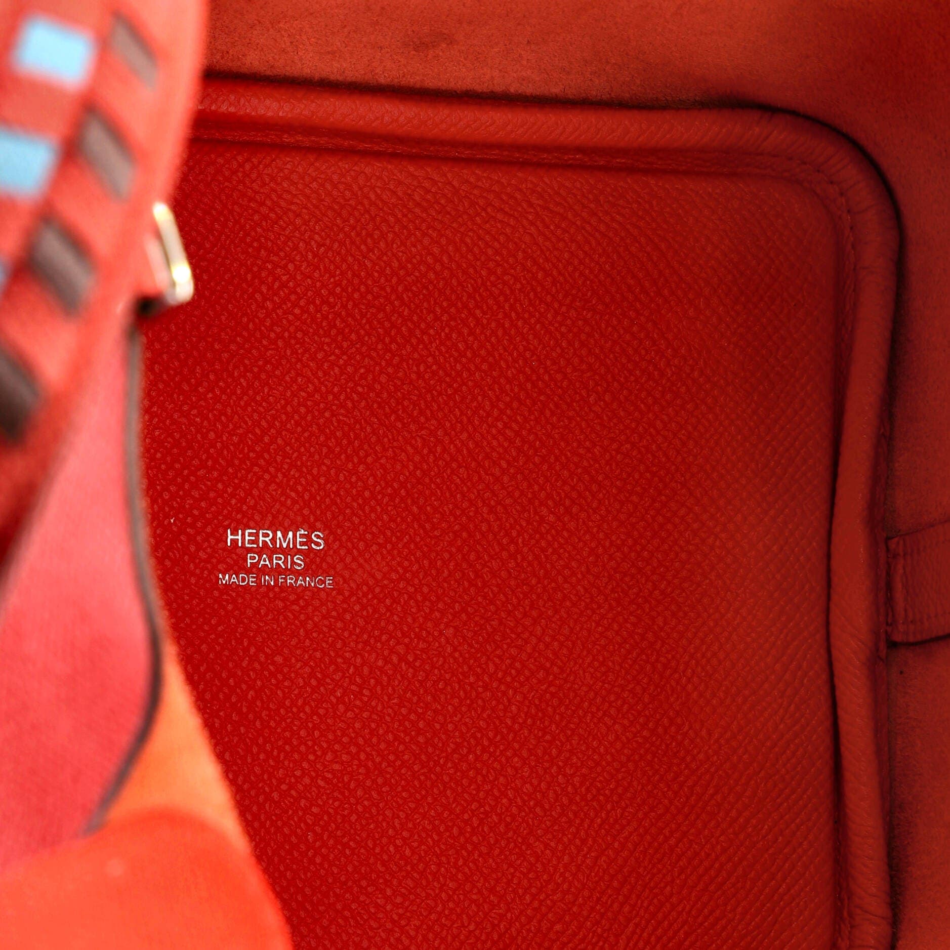 Picotin Lock Bag Tressage Epsom PM, Alternate, color, Red