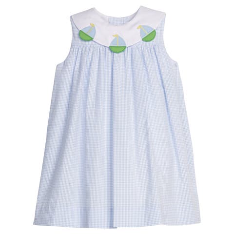 Kids' Applique Bib Dress (Toddler, Little Kid & Big Kid)