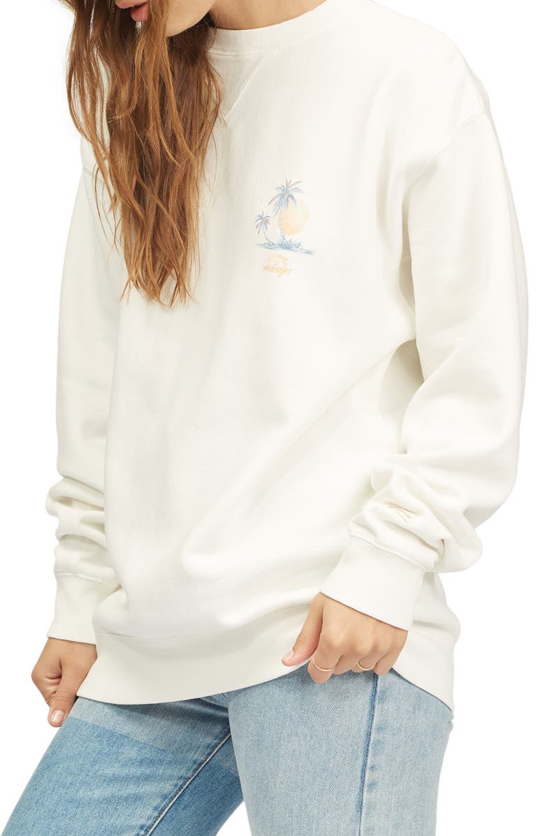Billabong x Wrangler Wayward Graphic Sweatshirt, Alternate, color,