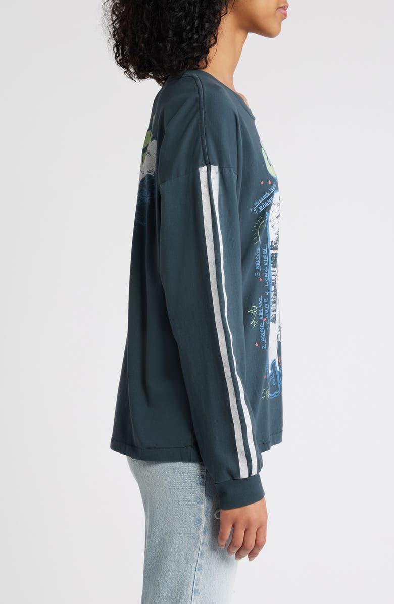 Daydreamer Green Day Dookie Long Sleeve Cotton Graphic T-Shirt, Alternate, color, 