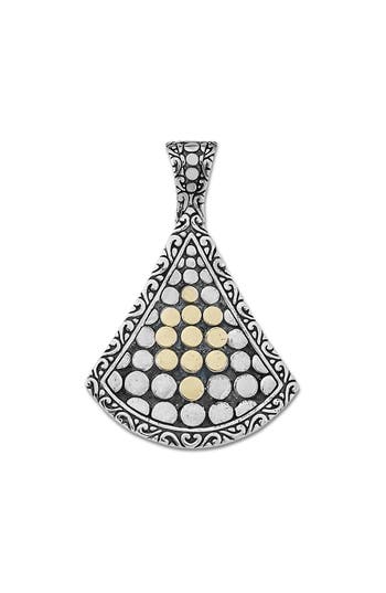 Samuel B. 18k & Silver Beaded Pendant Pendant In Silver And Gold