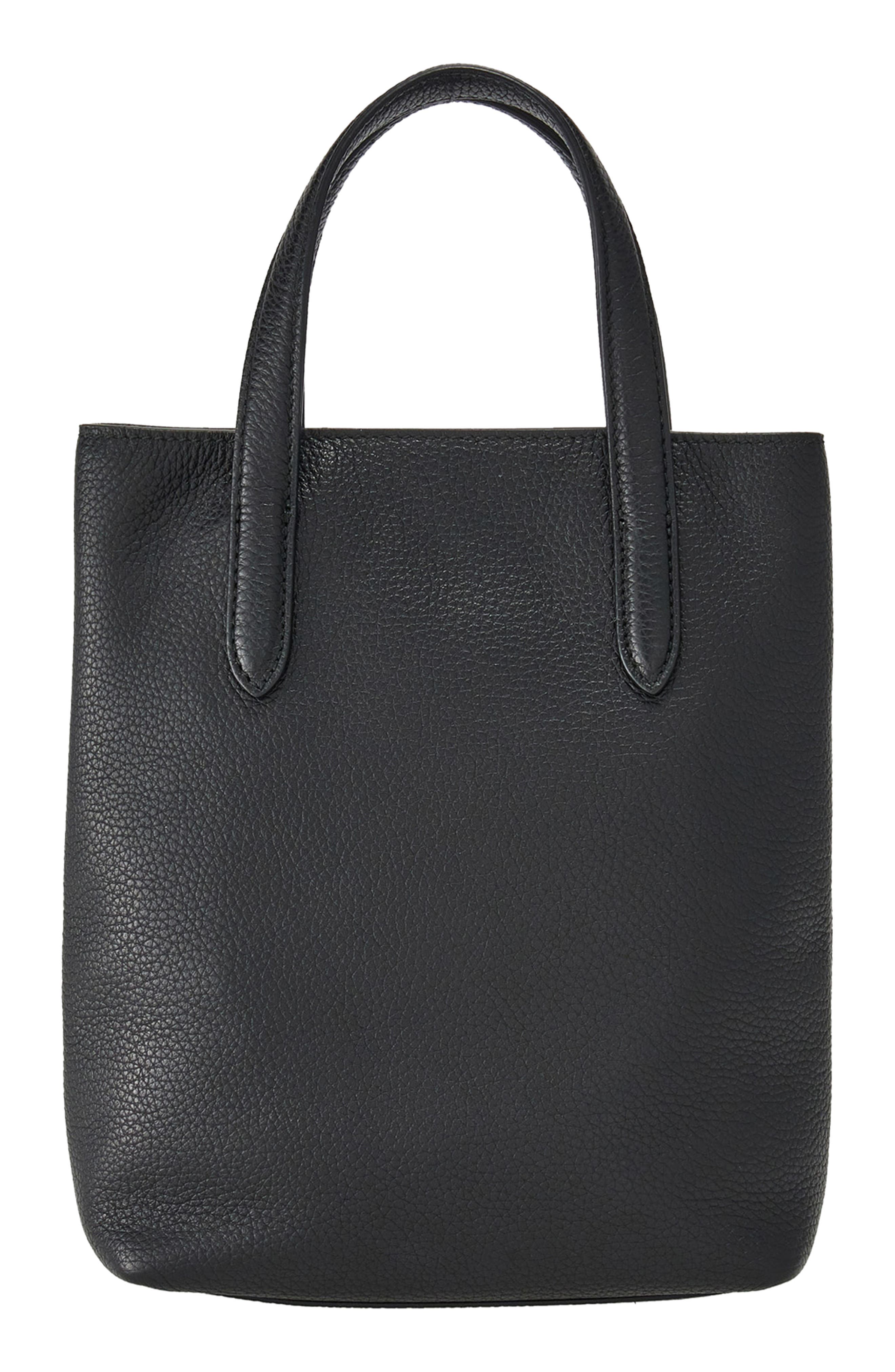 FERRAGAMO Leather Top Handle Bag, Alternate, color, 