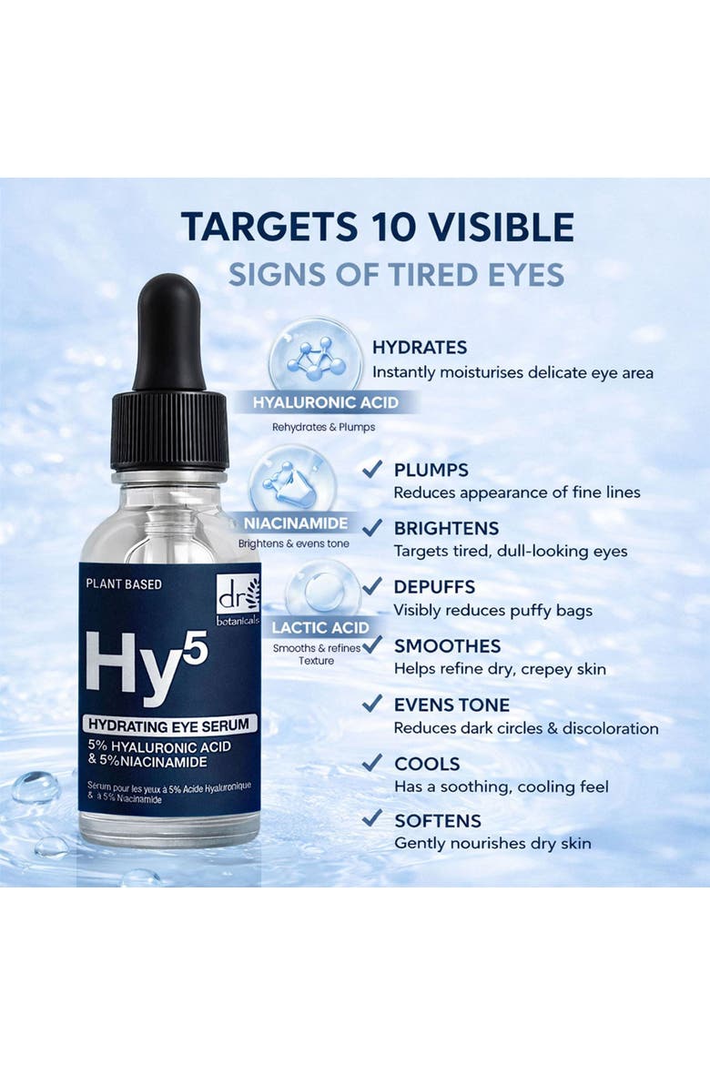 Hydrating Eye Serum with 5% Hyaluronic acid & 5% Niacinamide, Alternate, color, None