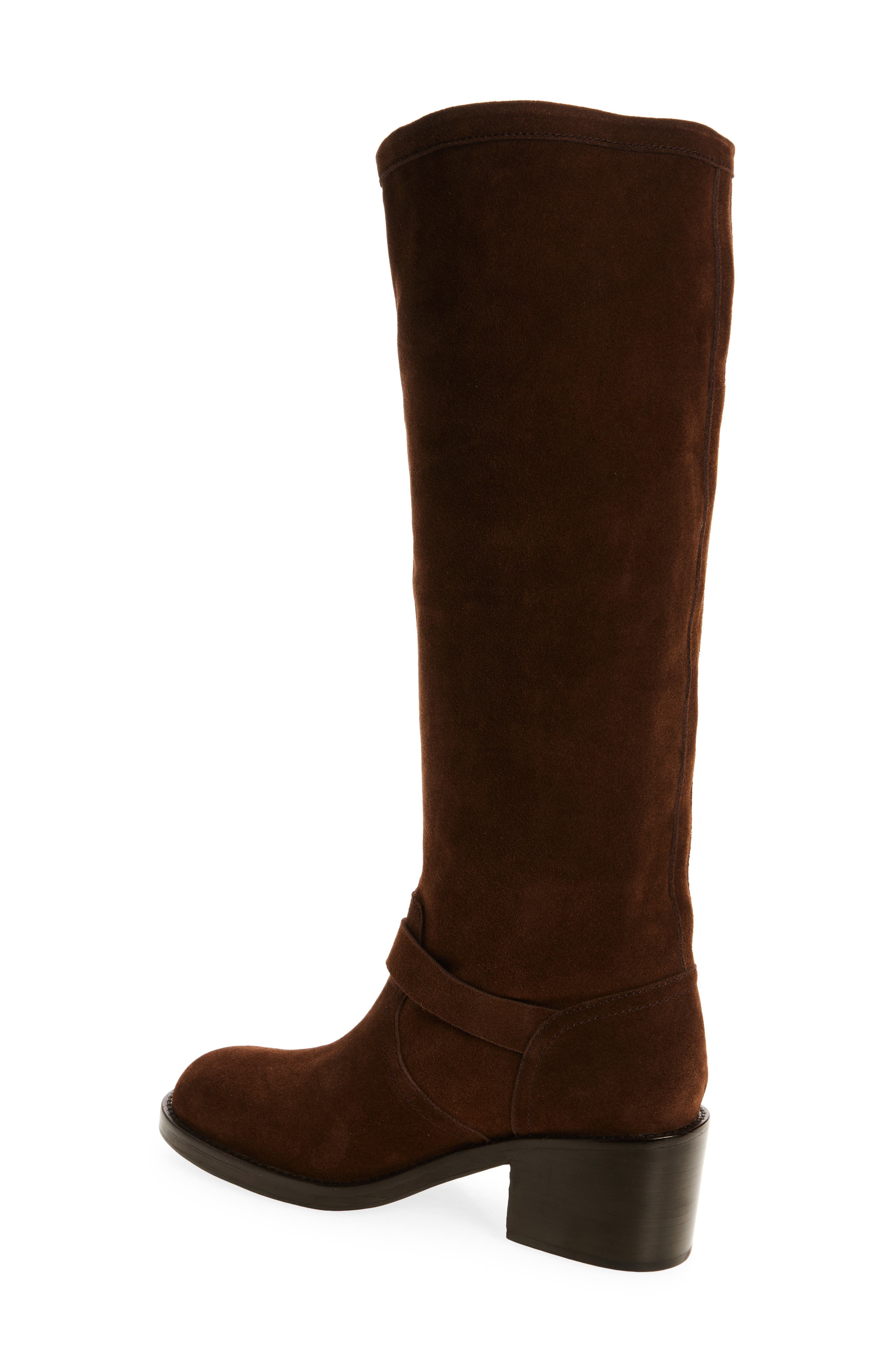 Jeffrey Campbell Appalachia Knee High Boot, Alternate, color, Brown Suede