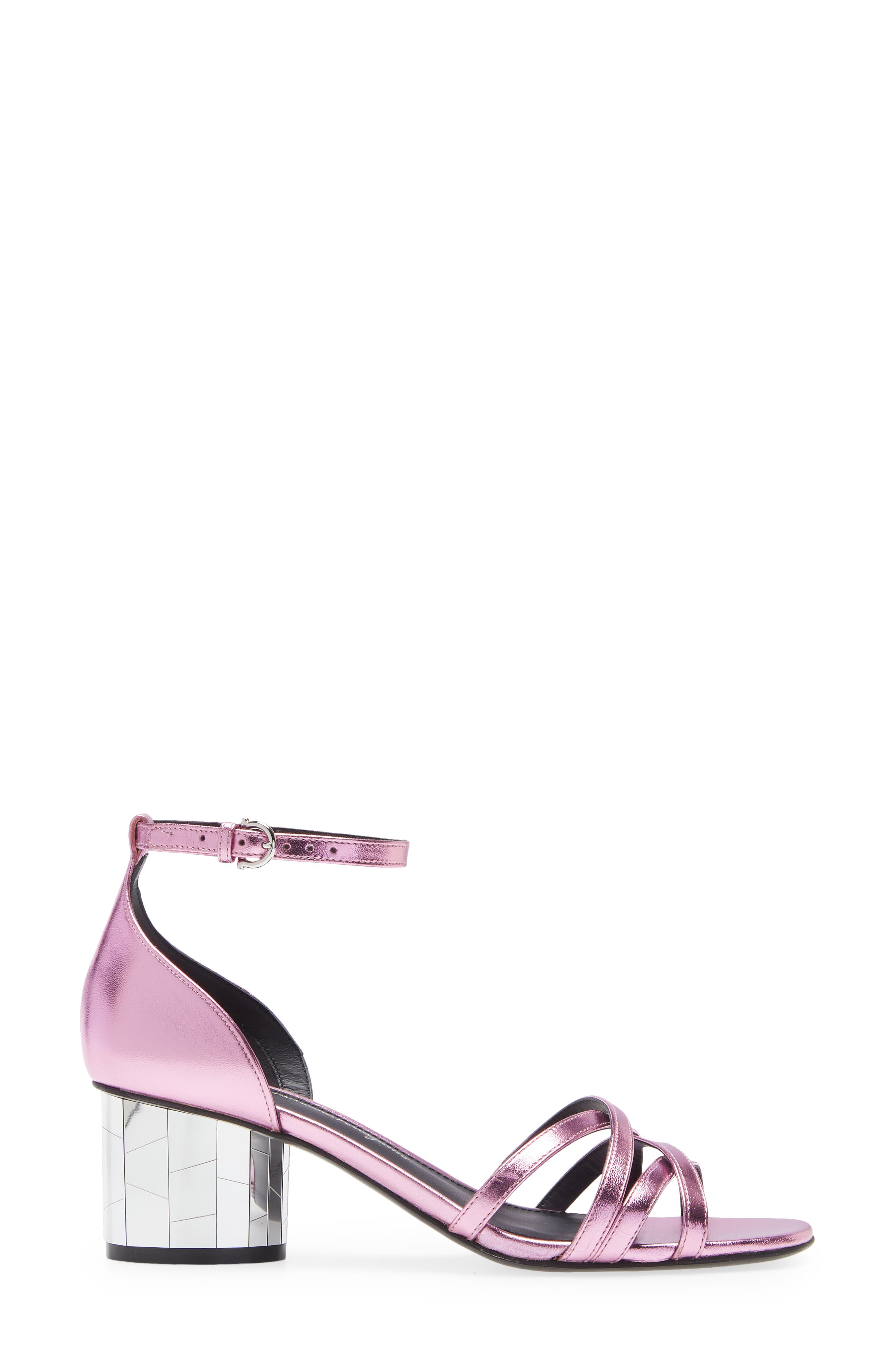 FERRAGAMO Salvatore Ferragamo Flor Block Heel Sandal, Alternate, color, 
