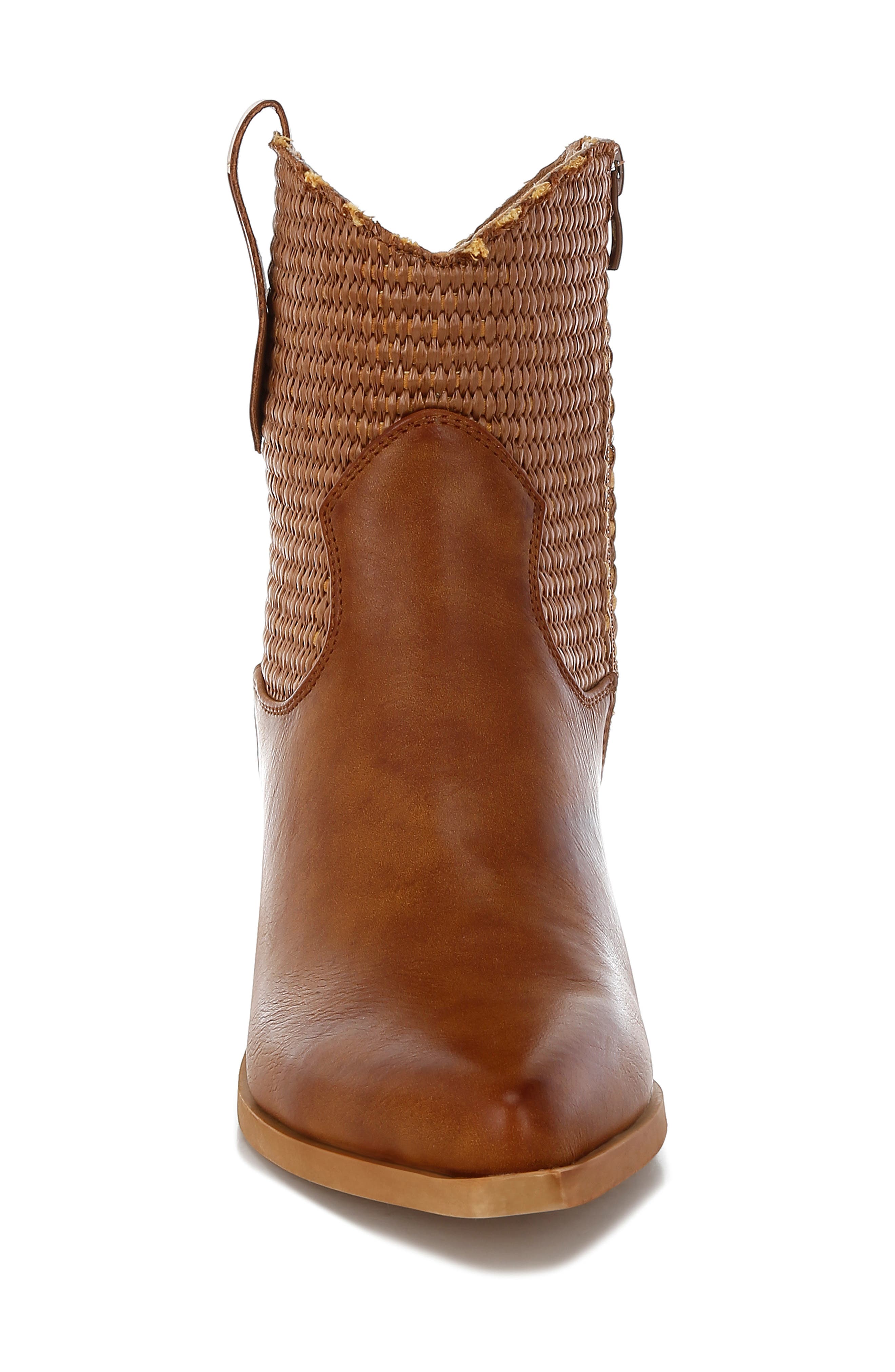 Big Mood Raffia Western Boot, Alternate, color, TAN