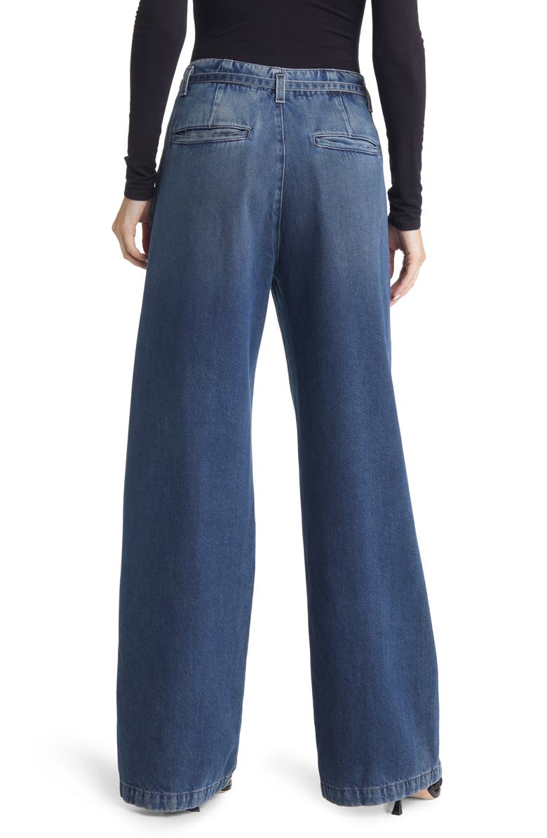 AG Deven High Waist Drawstring Wide Leg Nonstretch Jeans, Alternate, color, King Street