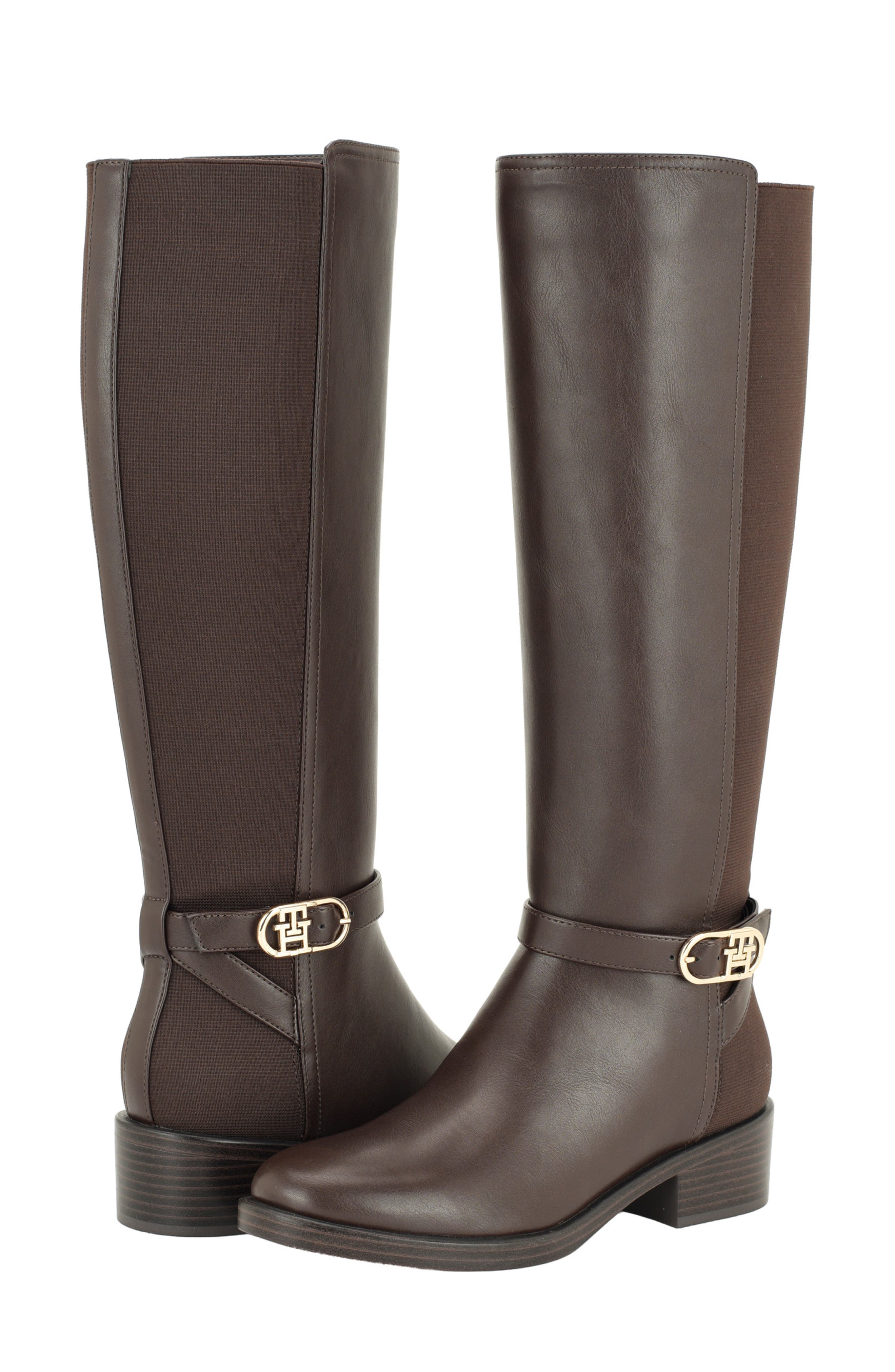 Illuna Knee High Boot, Alternate, color, DARK BROWN