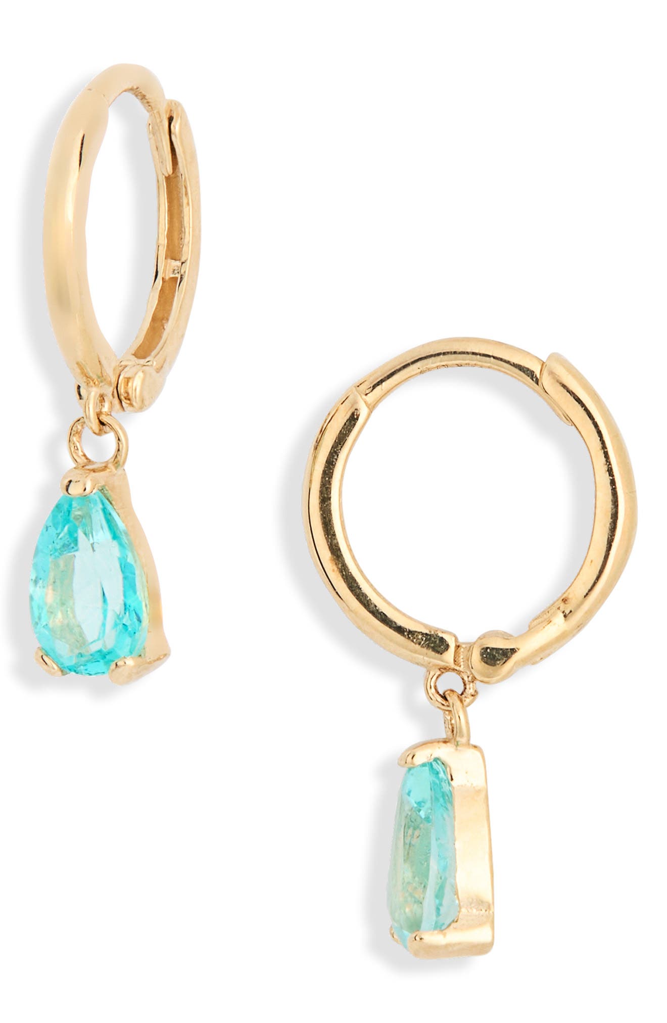 Bony Levy BLC 14K Gold Semiprecious Stone Drop Earrings