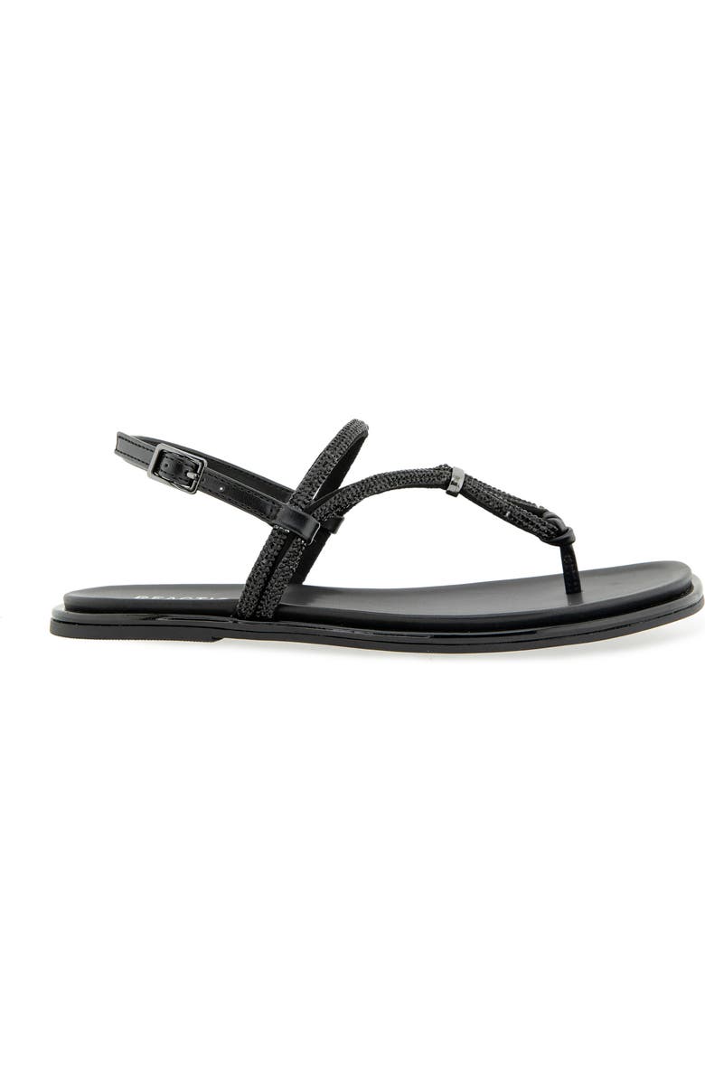 Reaction Kenneth Cole Wali Crystal Sandal, Alternate, color, Black