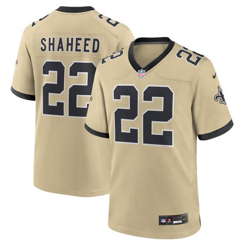 Men's Nike Rashid Shaheed Gold New Orleans Saints Gameday Golds Alternate Game Player Jersey