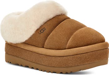 UGG® Tazzlita Genuine Shearling Trim Platform Slipper (Women UGG® Tazzlita Genuine Shearling Trim Platform Slipper (Women