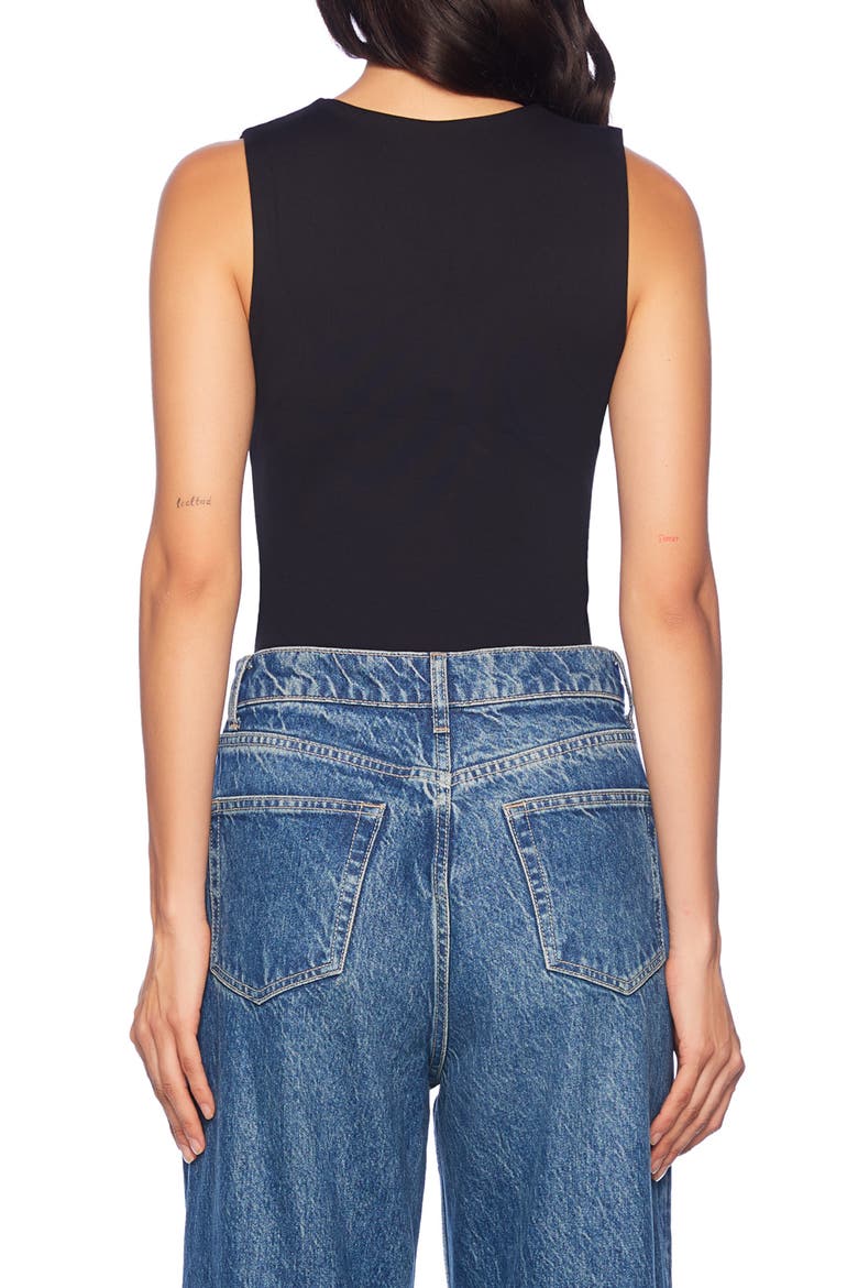 Crewneck Knit Tank, Alternate, color, BLACK
