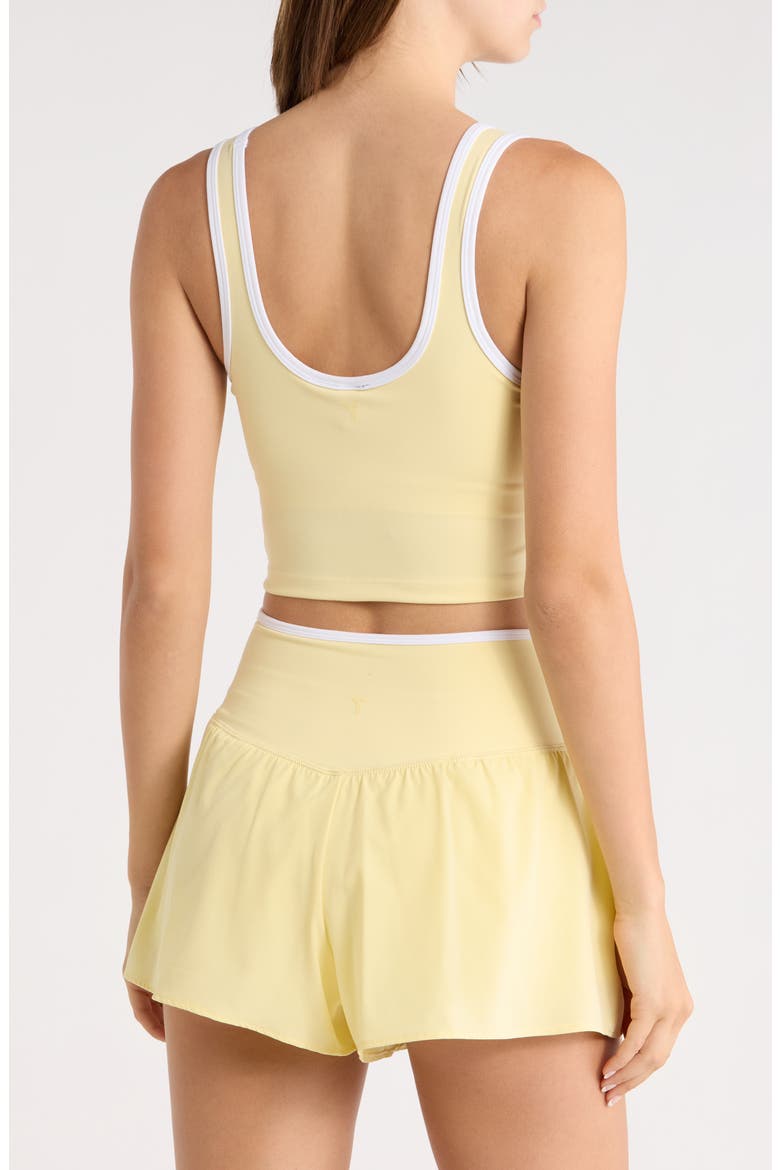 Emmy Double Jersey Crop Tank, Alternate, color, DAFFODIL