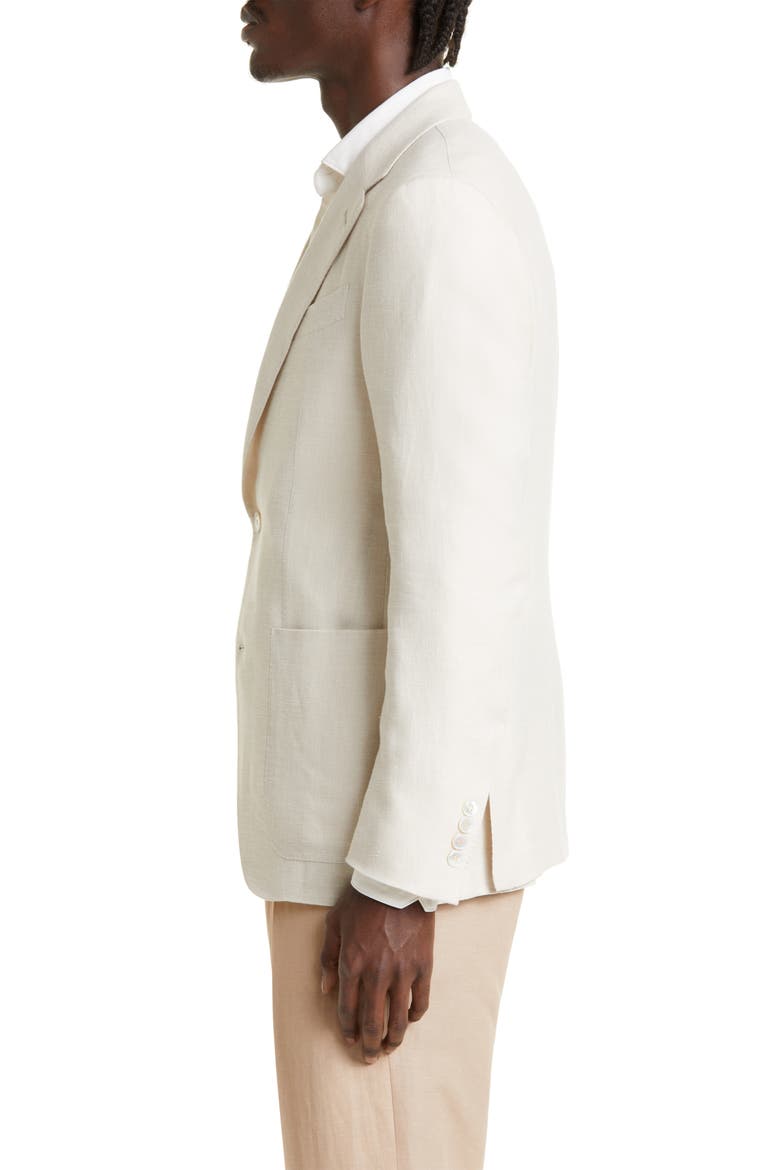 Fairway Crossover Linen & Wool Blend Sport Coat, Alternate, color, ECRU