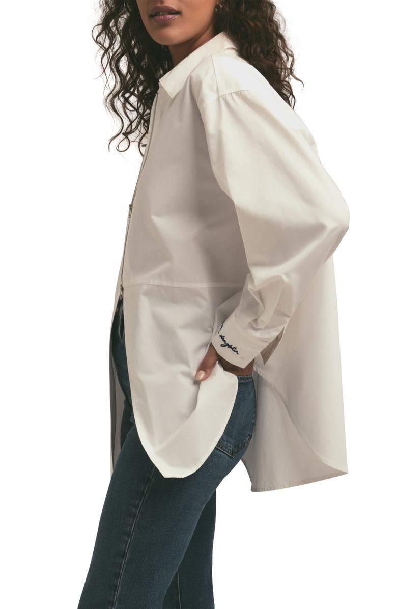 Favorite Daughter The Doors Always Open Oxford Shirt, Alternate, color, White