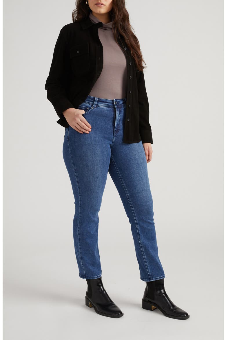 The Perfect High Waist Jeans, Alternate, color, TRUE BLUE