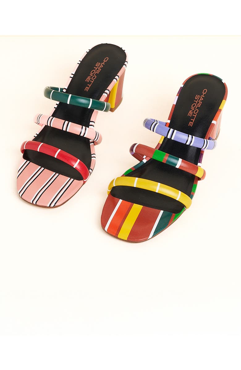 Charlotte Stone Belle Mismatch Slide Sandal, Main, color,