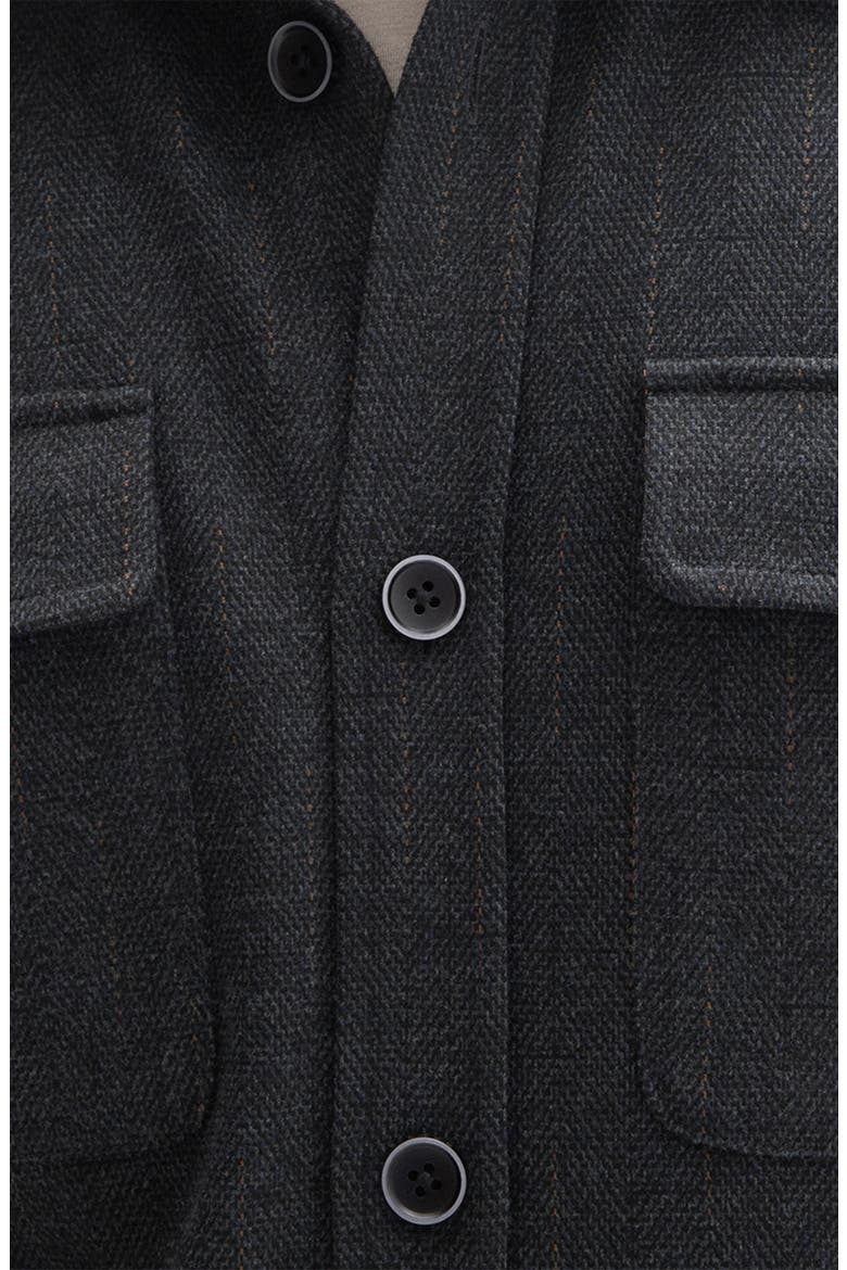 Gibbs Button Front Jacket, Alternate, color, GRAPHITE