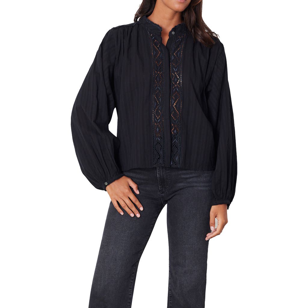 Paneros Clothing Georgia Embroidered Shirt In Black