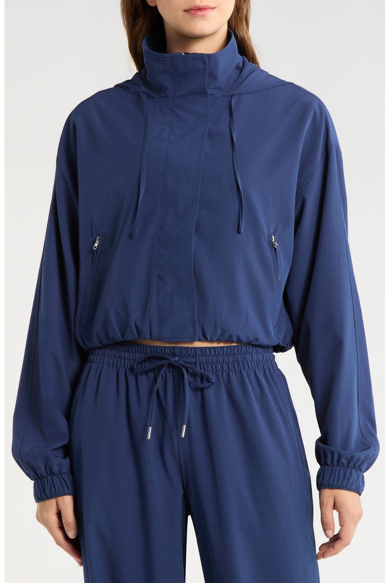 Water Resistant Court Jacket, Alternate, color, MIDNIGHT