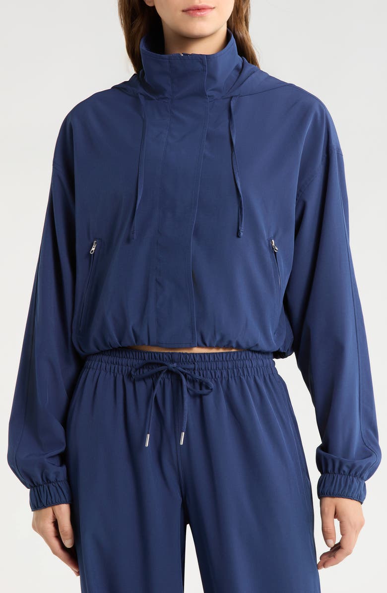 Year of Ours Water Resistant Court Jacket, Alternate, color, Midnight