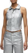 Hudson Jeans Metallic Halter Vest