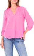 Vince Camuto Rumpled Satin Top