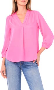 Vince Camuto Rumpled Satin Top