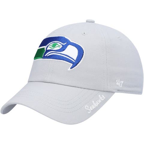 Women's '47 Gray Seattle Seahawks Miata Clean Up Legacy Adjustable Hat