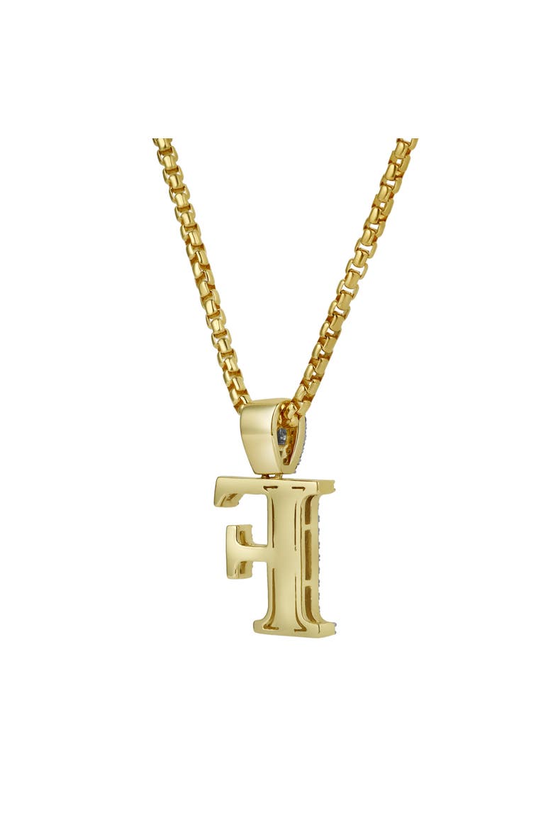 F Initial Diamond Pendant 10K Yellow Gold - 0.71 Carats, Alternate, color, 10K Yellow Gold