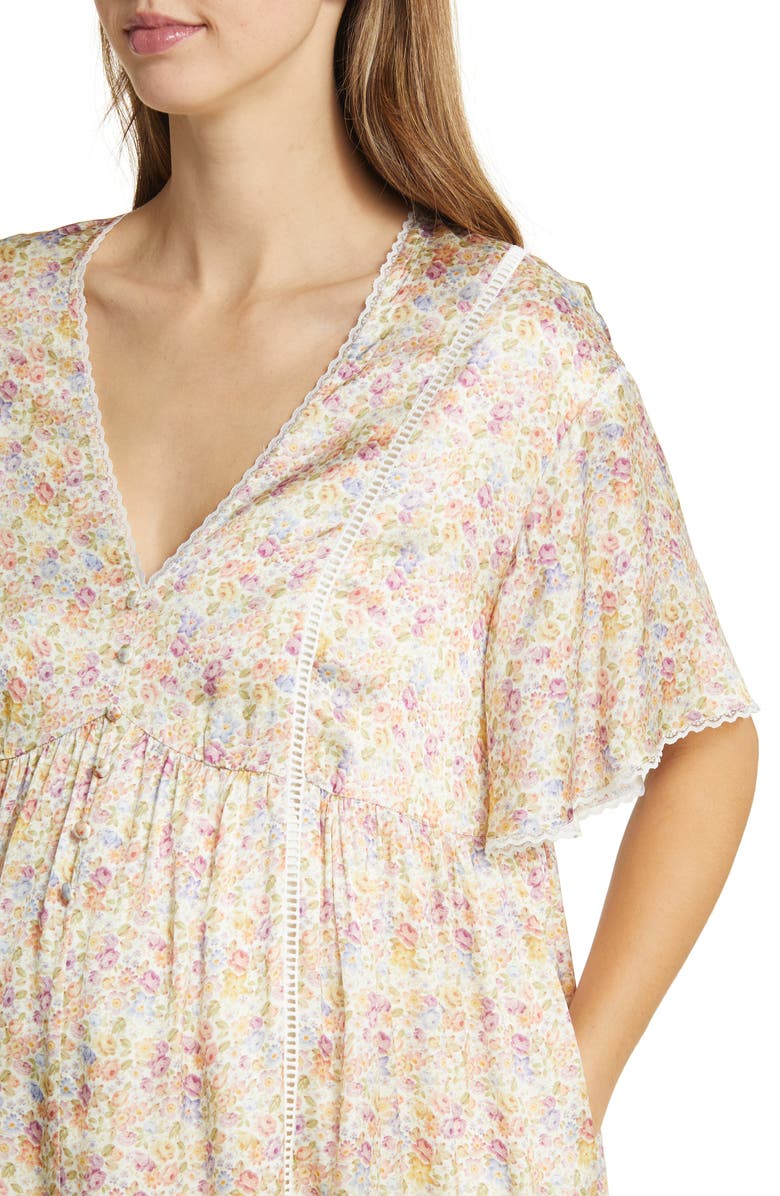 Emilia George Hannah Floral Maternity Dress, Alternate, color, 