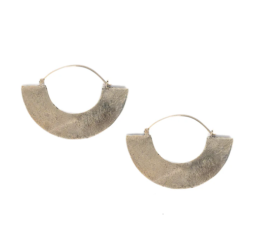 Kapoeta by Ambica Tuareg Hoop in Silver  product