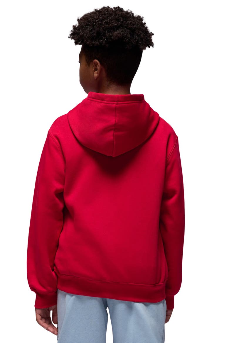 Kids' MJ Essentials Fleece Graphic Hoodie, Alternate, color, GYM RED