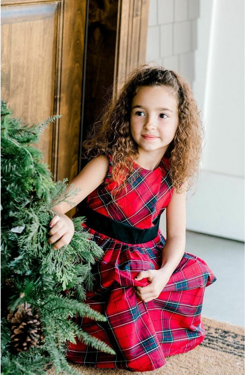 Hope & Henry Girls' Taffeta Party Dress, Toddler, Alternate, color, 